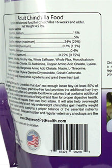 Adult Chinchilla Food