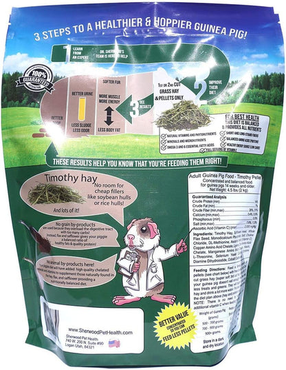 Adult Guinea Pig Food - Measured Timothy Pellet