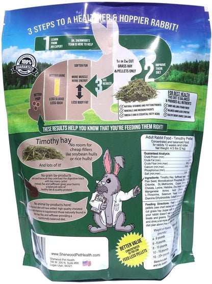 Adult Rabbit Food - Measured Timothy Pellet