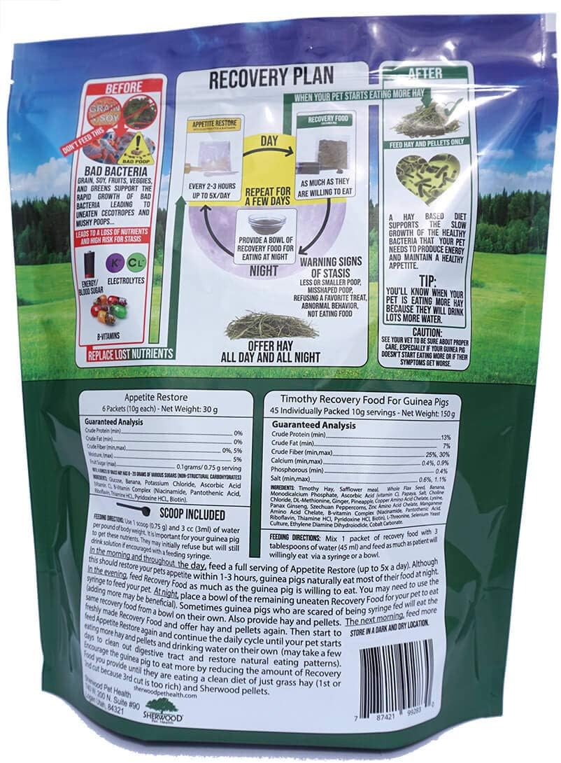Bulk Recovery Food and/or Emergency Kits for Guinea Pigs
