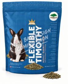 Adult Rabbit Food - Free Choice Timothy Pellet (Flexible Timothy)