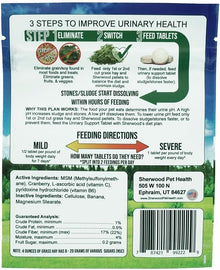 Urinary Support tablets for Rabbits, Guinea Pigs, Chinchillas, ingredients list