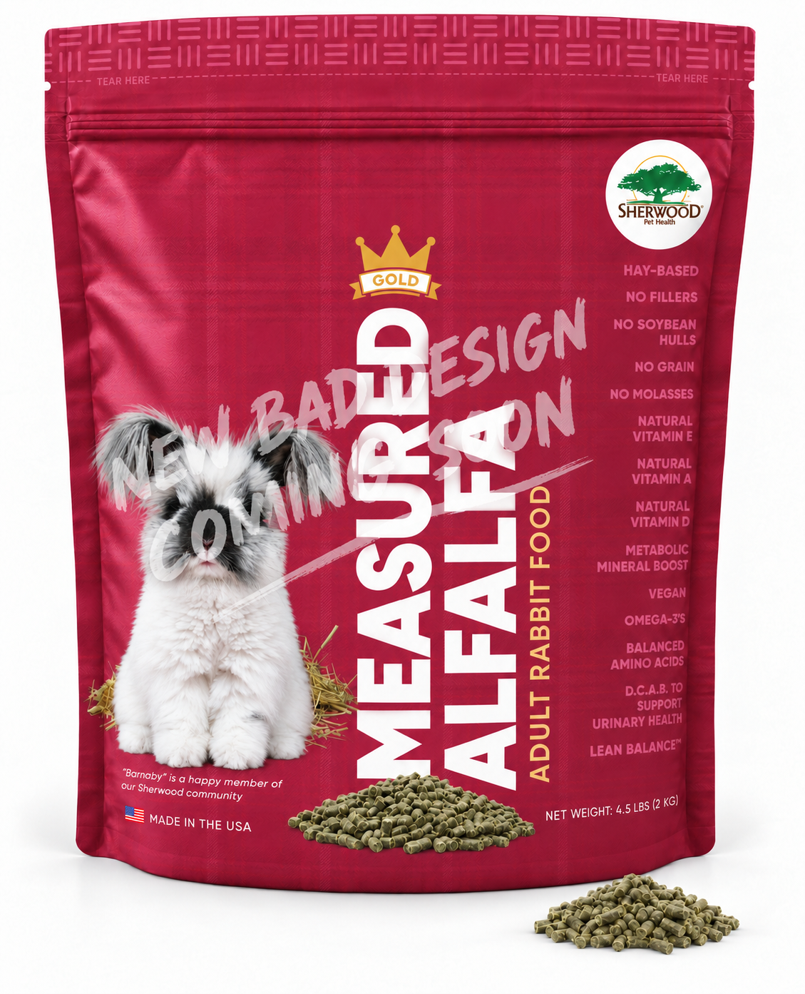 Adult Rabbit Food PROFESSIONAL (Measured Alfalfa)